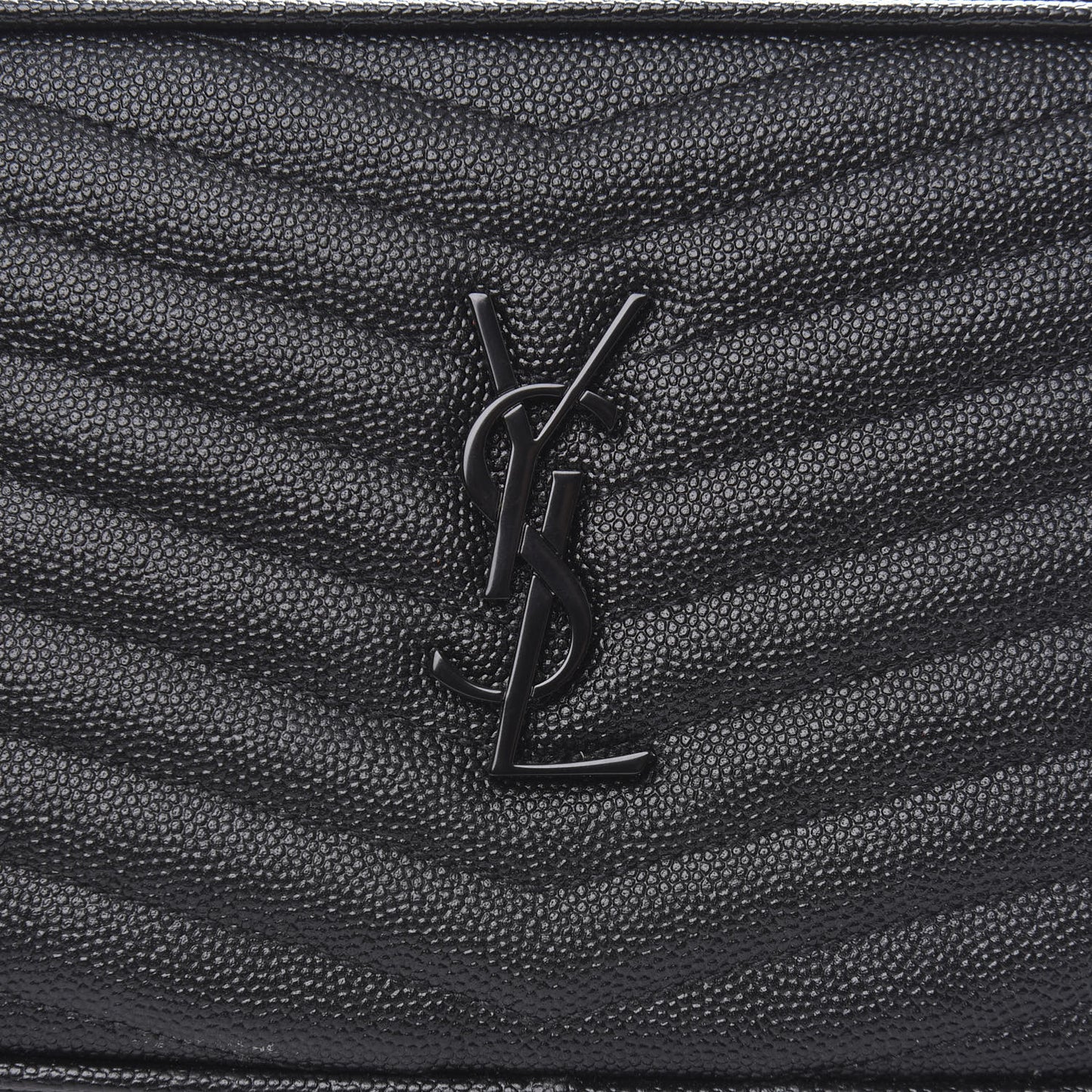 Grain De Poudre Matelasse Monogram Mini Lou Camera Bag Black