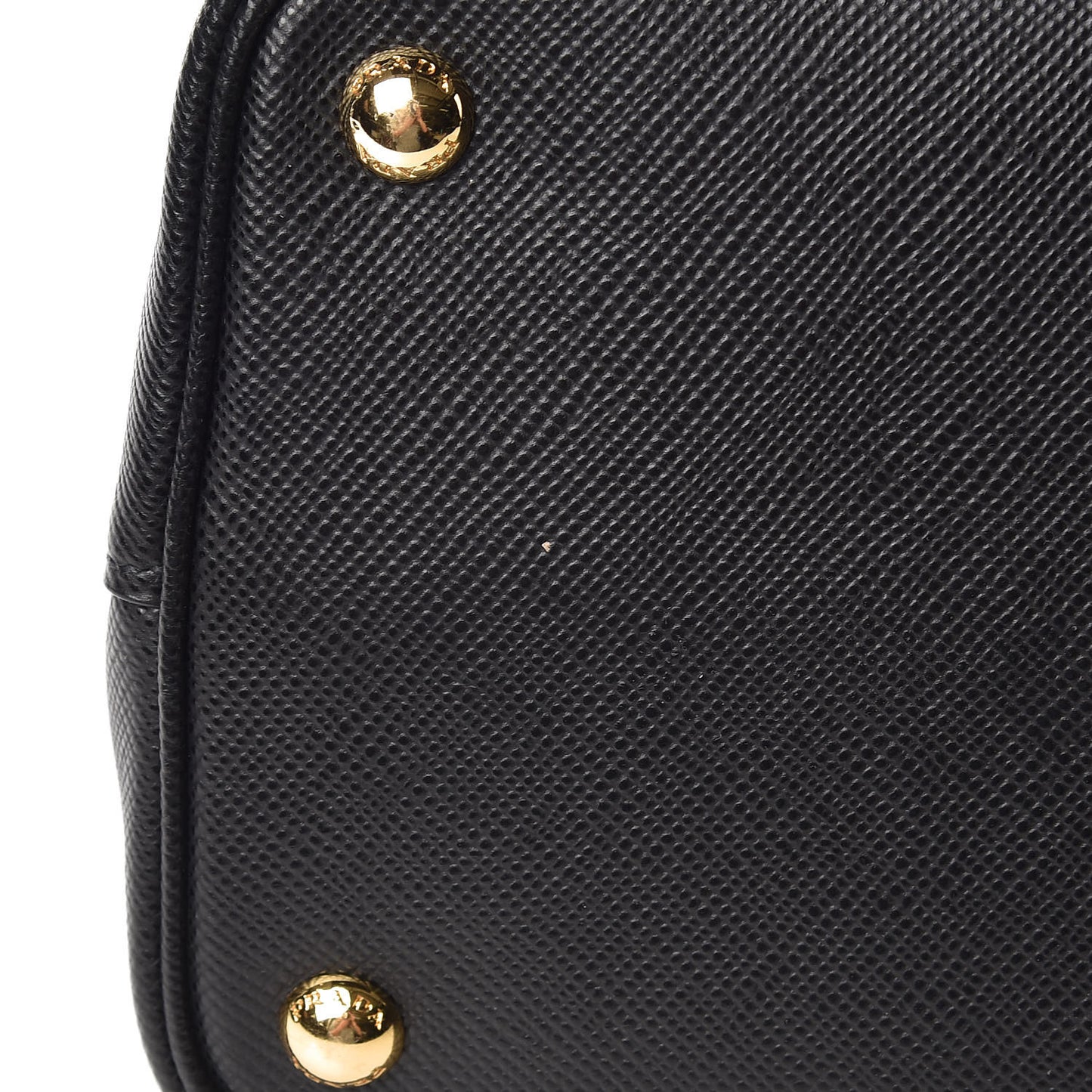 Saffiano Cuir Large Double Bag Black Cipria