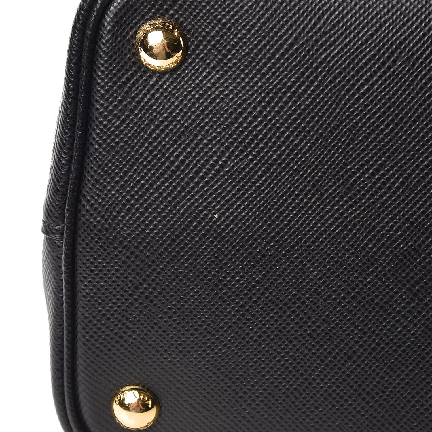 Prada Saffiano Cuir Large Double Bag Black Cipria 14 of 16