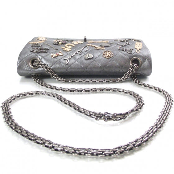 Chanel Leather Lucky Charms Reissue 225 Flap Metallic 18388