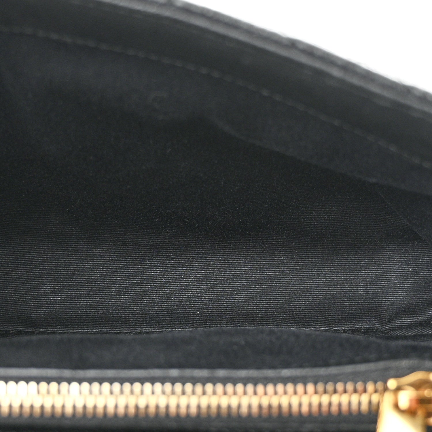 Saint Laurent Sheepskin Matelasse Chevron Monogram Medium College Bag Black 5 of 13