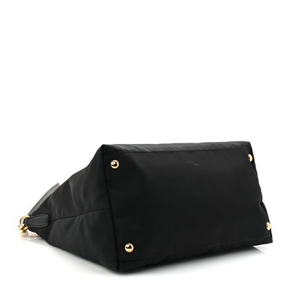 Prada Tessuto Nylon Saffiano Tote Black 6 of 21