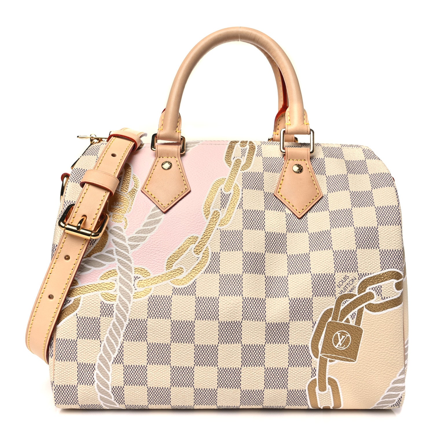 Louis Vuitton Damier Azur Nautical Speedy Bandouliere 25 1 of 10
