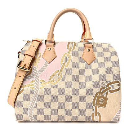 Louis Vuitton Damier Azur Nautical Speedy Bandouliere 25 1 of 10