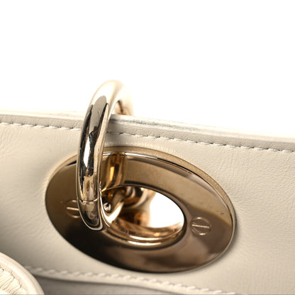 Christian Dior Calfskin Cannage Medium The Lady 95.22 White 11 of 13