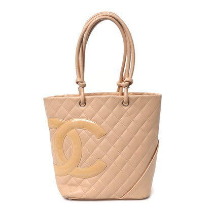Chanel Calfskin Quilted Medium Cambon Tote Beige 1 of 13