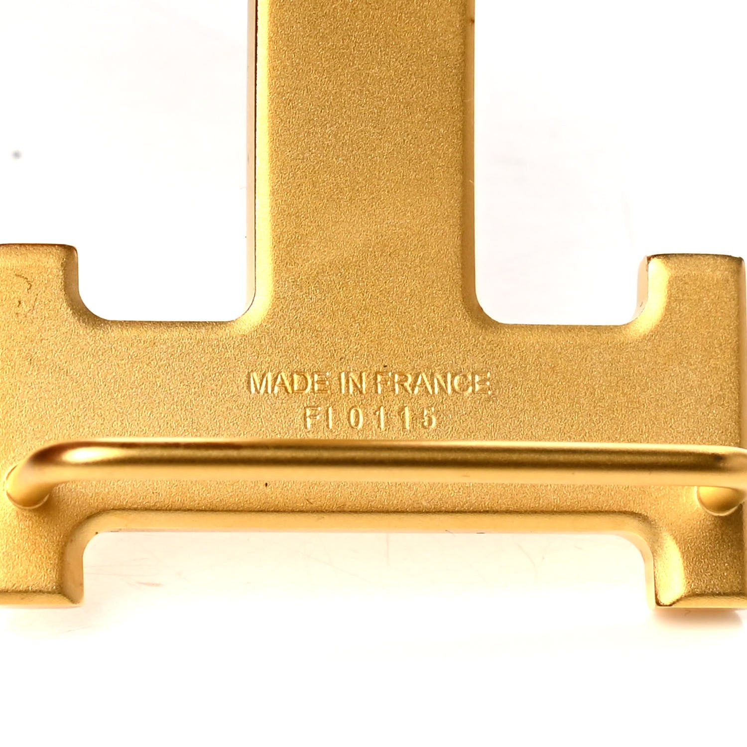 Hermes Swift Epsom 32mm H Belt 85 Black Gold 7 of 7