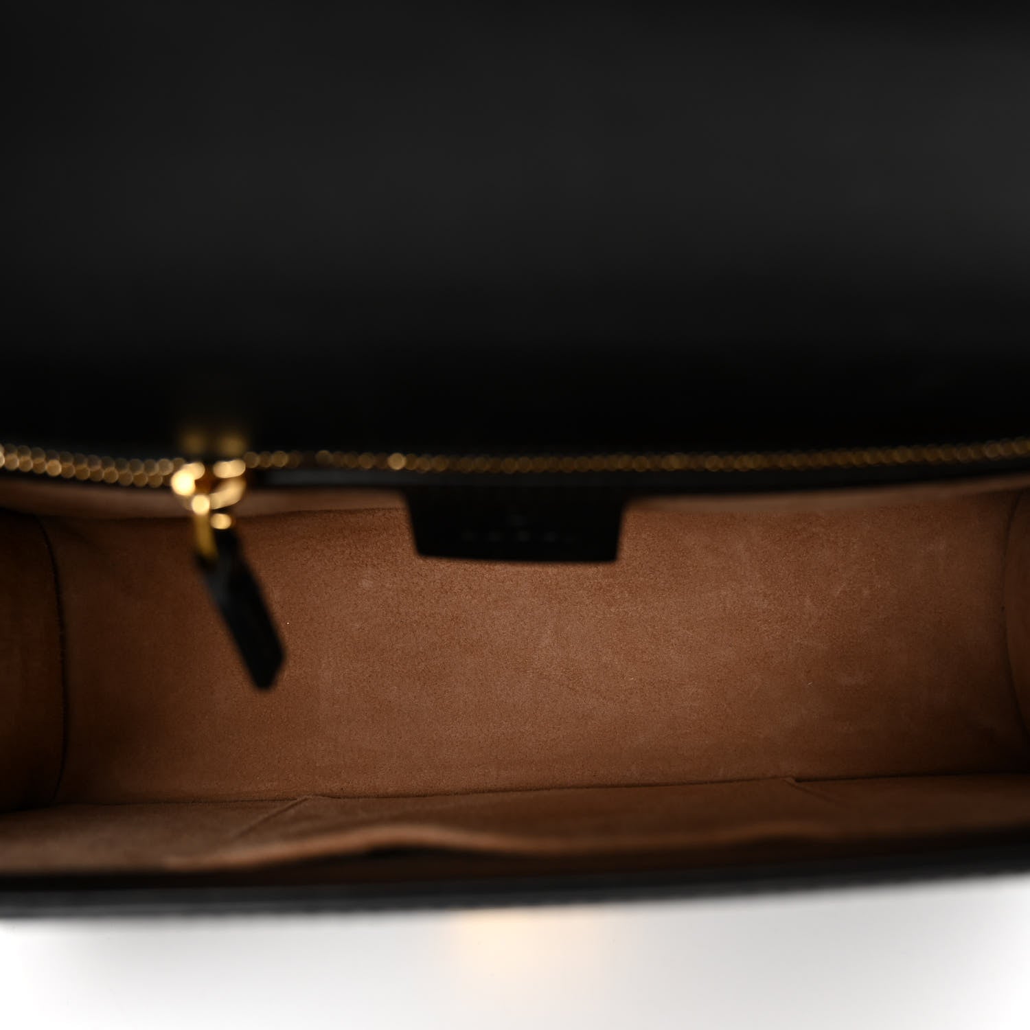 Gucci Calfskin Small Sylvie Shoulder Bag Black 5 of 10