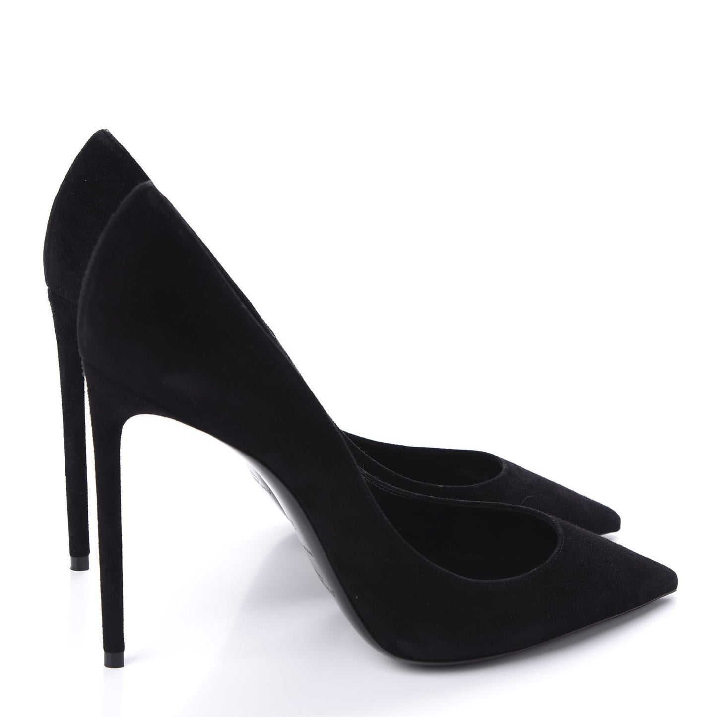 Suede Calfskin Zoe Pumps 39 Black