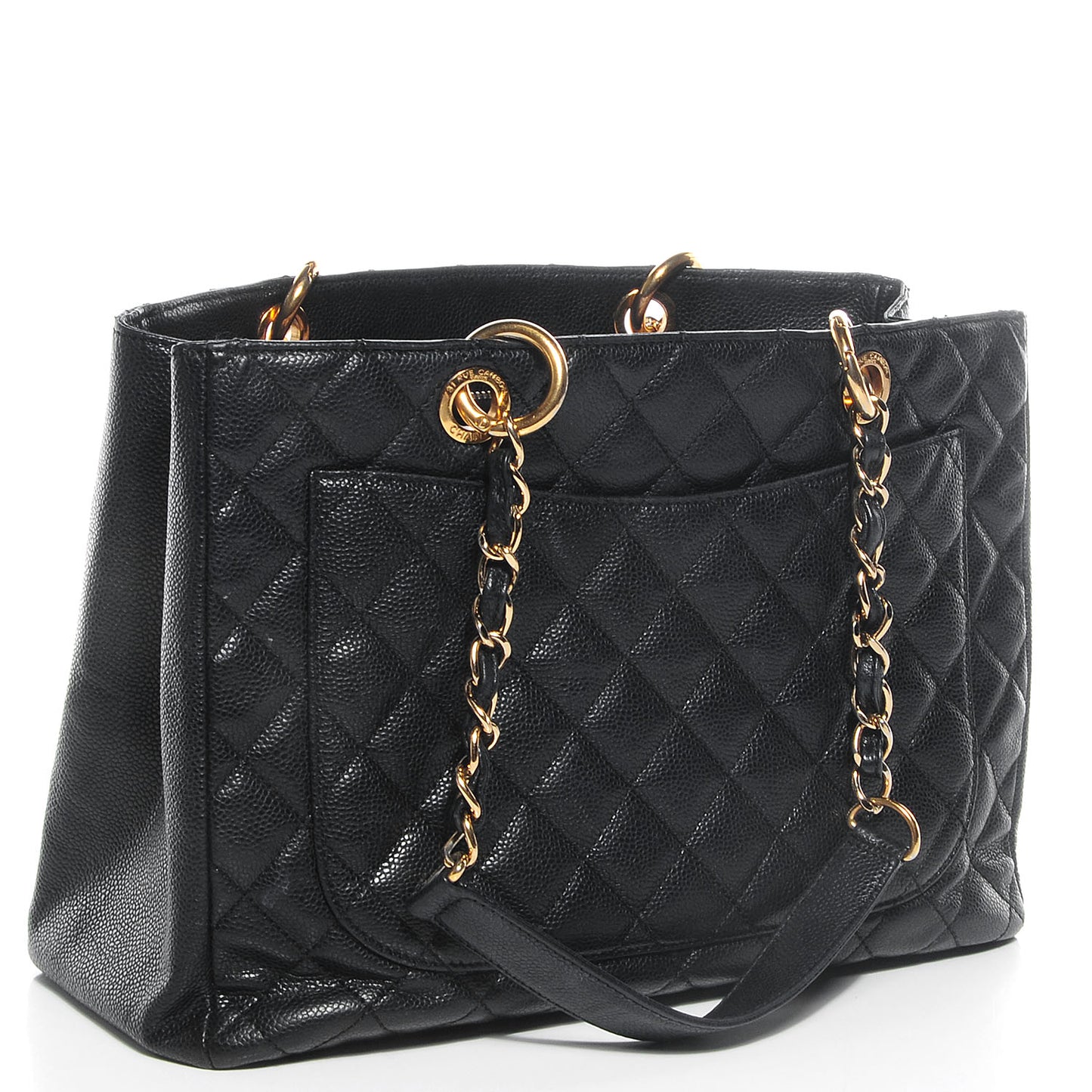 Caviar Grand Shopping Tote GST Black