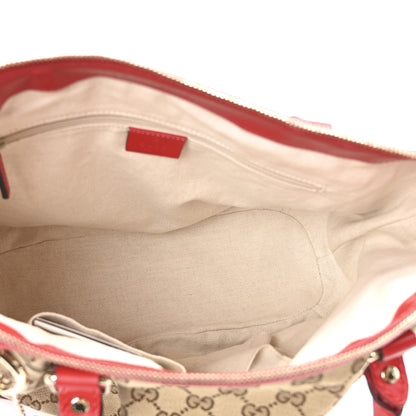 Gucci Monogram Medium Sukey Top Handle Red 5 of 10
