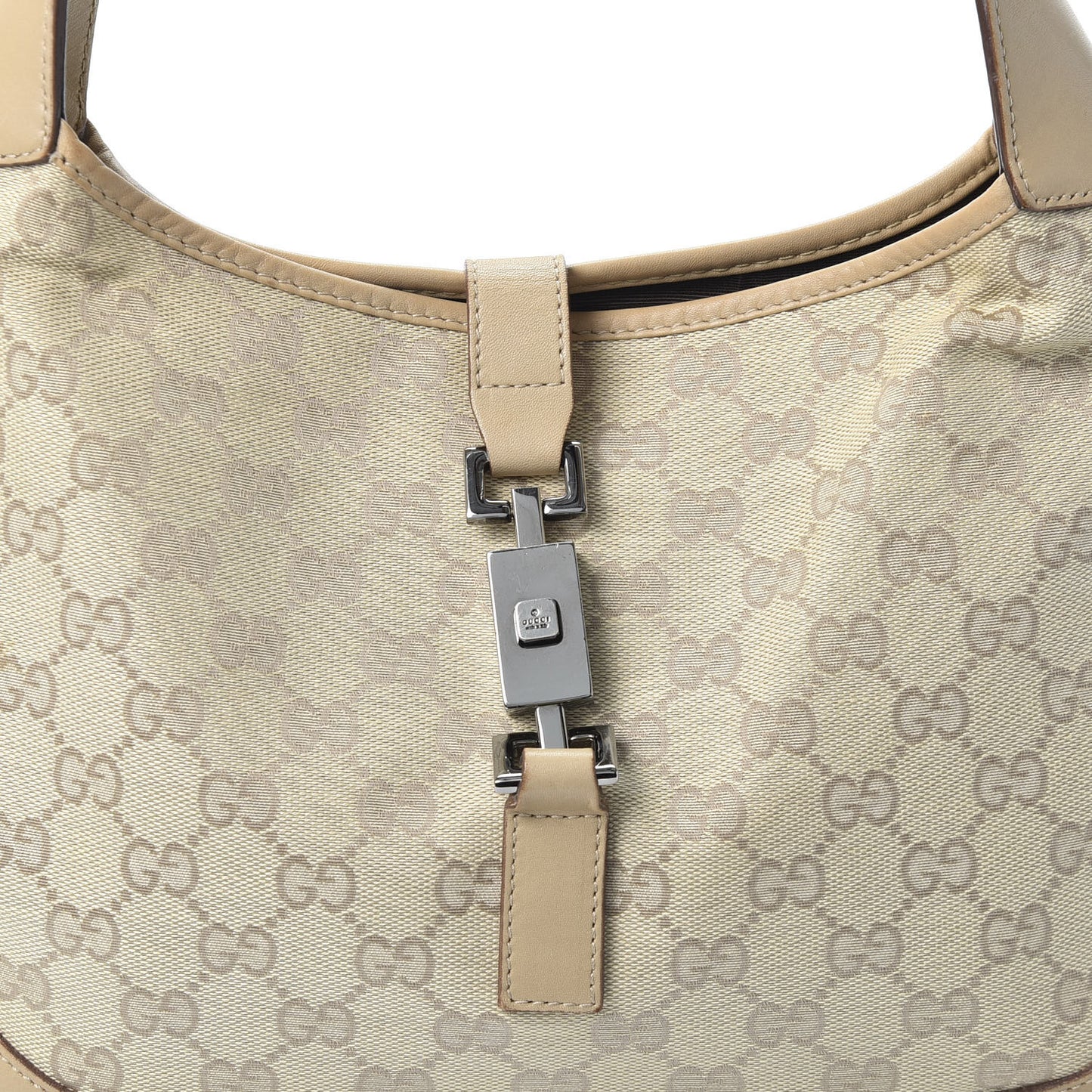 Monogram Small Jackie O Hobo Beige