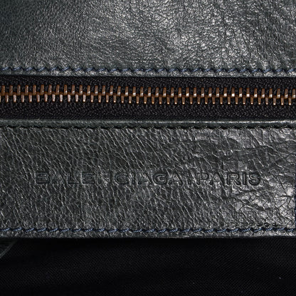 Balenciaga Agneau Giant Stitch Shoulder Bag Anthracite 8 of 10