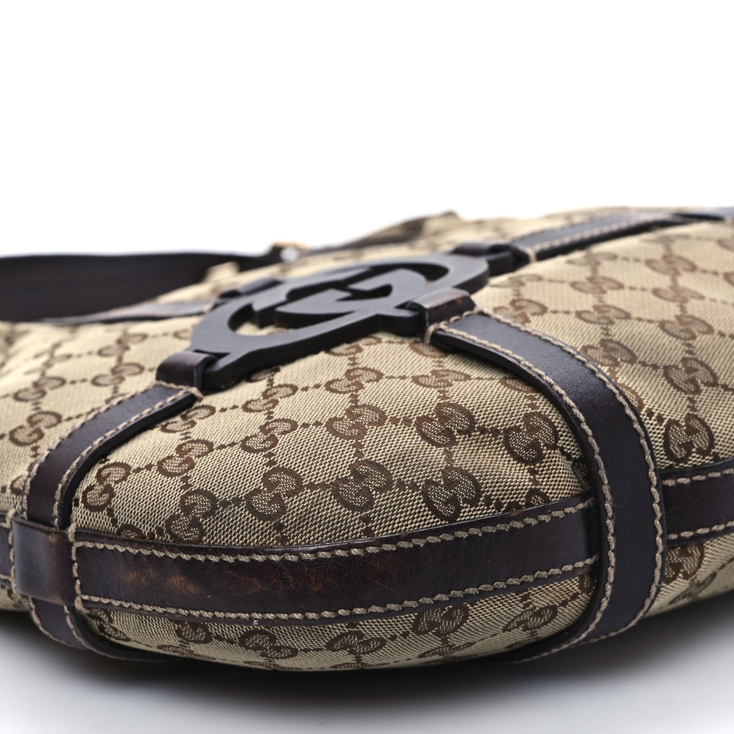 Gucci Monogram GG Royal Hobo Dark Brown 9 of 12