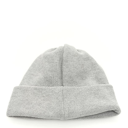 Chanel Cashmere CC Beanie Hat Grey 3 of 6