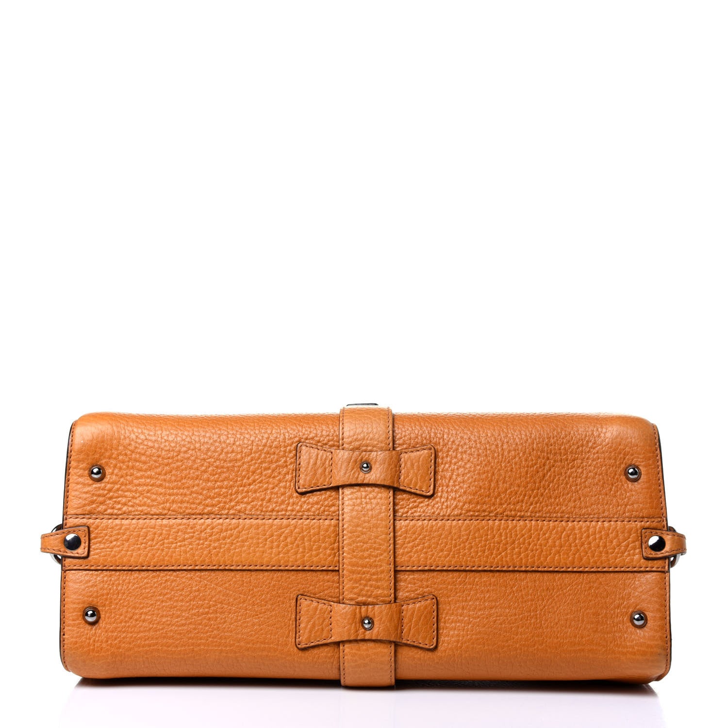 Gucci Pebbled Calfskin Medium Stirrup Top Handle Bag 9 of 10