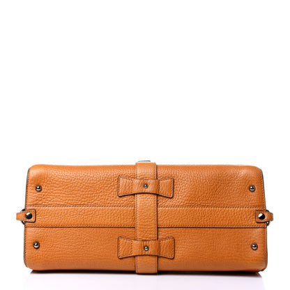 Gucci Pebbled Calfskin Medium Stirrup Top Handle Bag 9 of 10