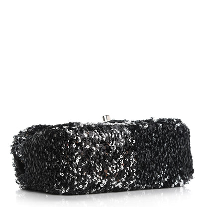 Chanel Sequin Rectangular Flap Black 4 of 10
