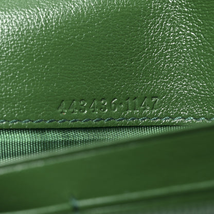Gucci Monogram Multicolor Matelasse Diagonal GG Marmont Continental Wallet Red Pink Green 7 of 8