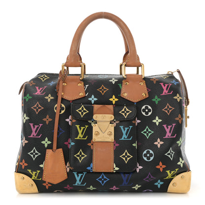 Louis Vuitton Monogram Multicolor Speedy 30 Black 1 of 11
