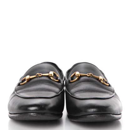 Gucci Lambskin Womens Brixton Horsebit Loafers 34.5 Black 2 of 20