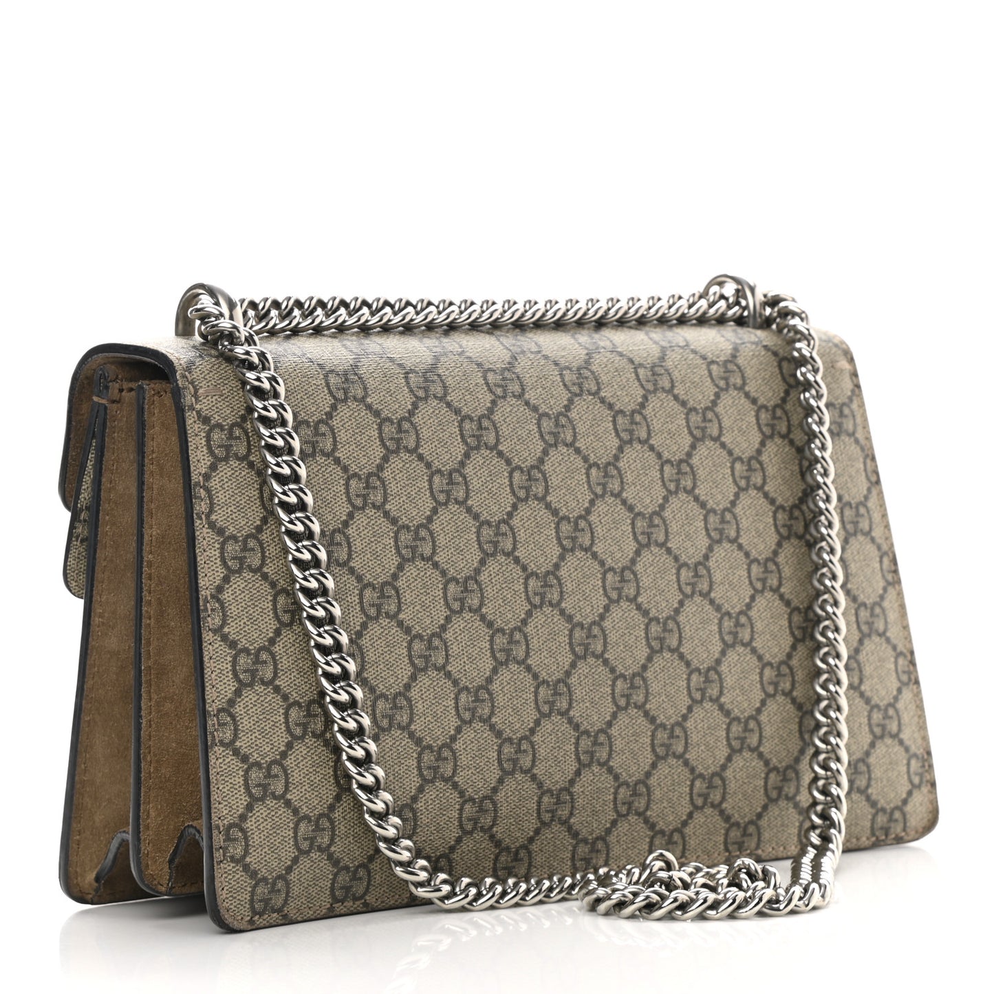 GG Supreme Monogram Small Dionysus Shoulder Bag Taupe