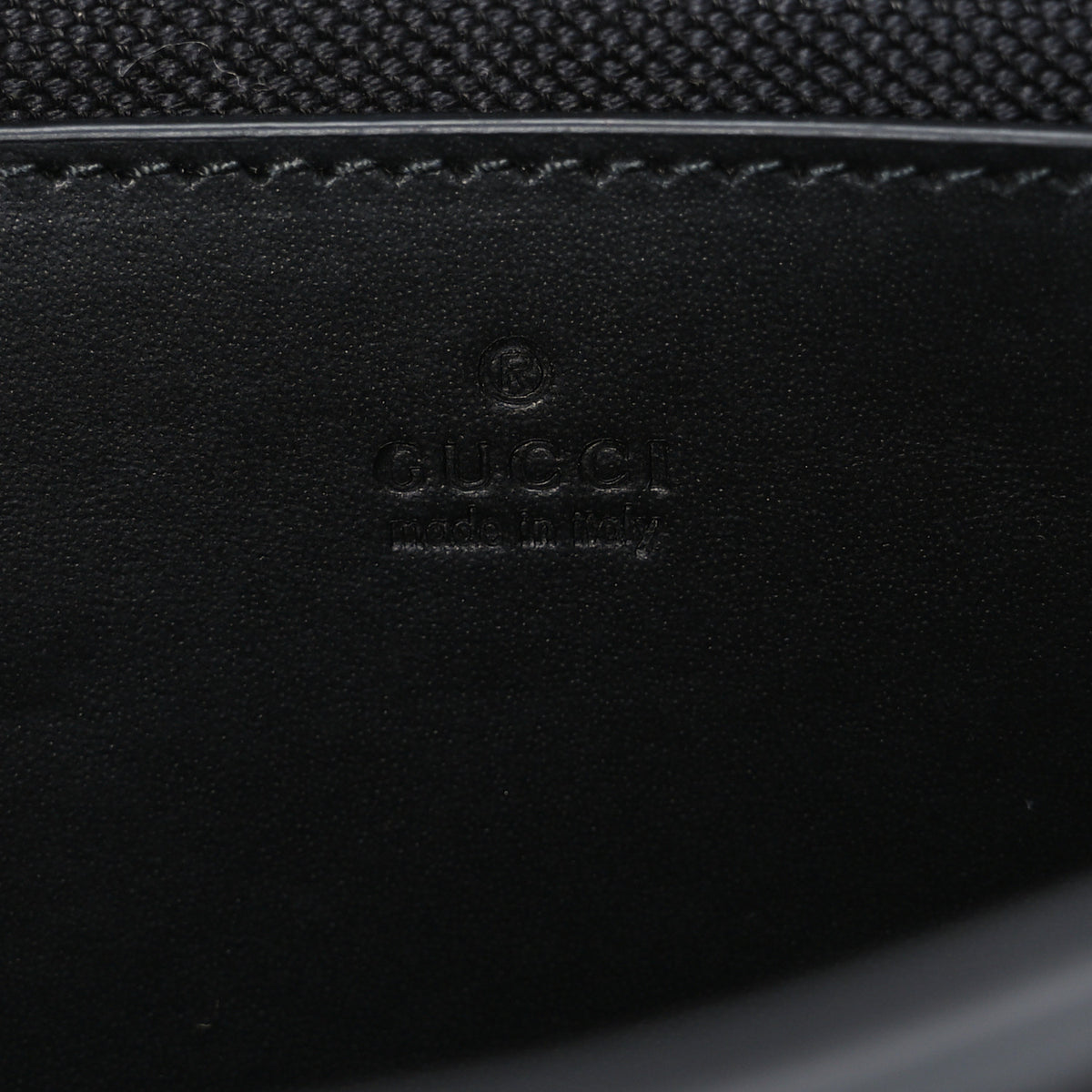 Gilbert Calfskin GG Super Mini Shoulder Bag Black