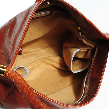 Jimmy Choo Leather Ruby Hobo Bag Cognac 5 of 8