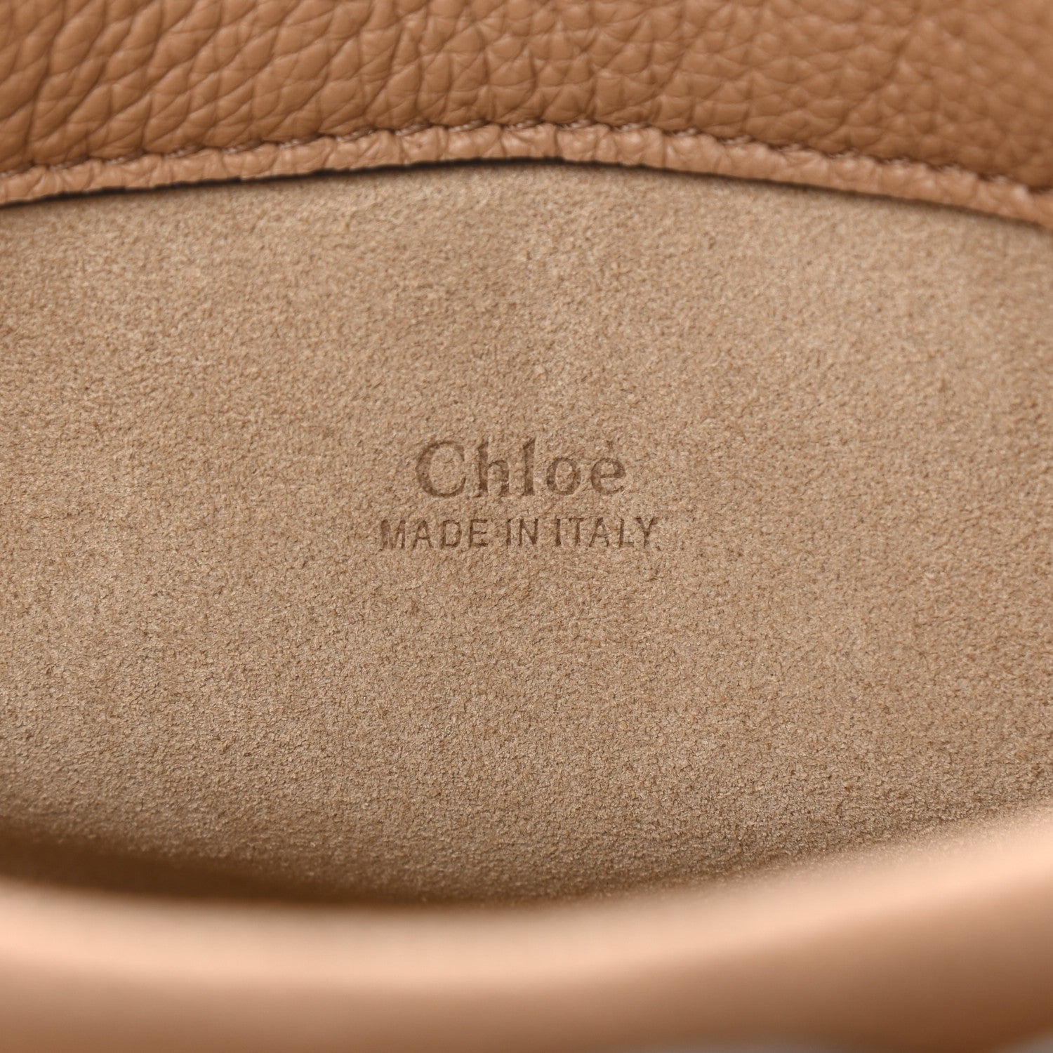 Chloe Grained Calfskin Darryl Clutch Cement Brown 6 of 10