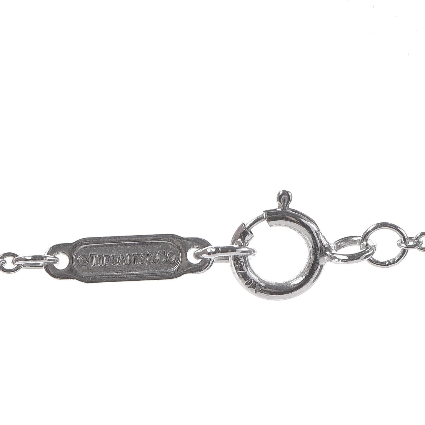 18K White Gold Diamond Crown Key Pendant Necklace
