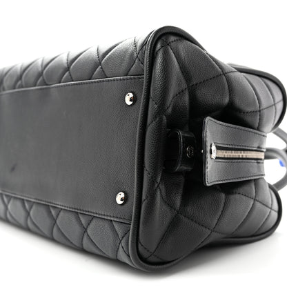 Chanel Caviar Quilted Timeless Bowler Black 10 of 12