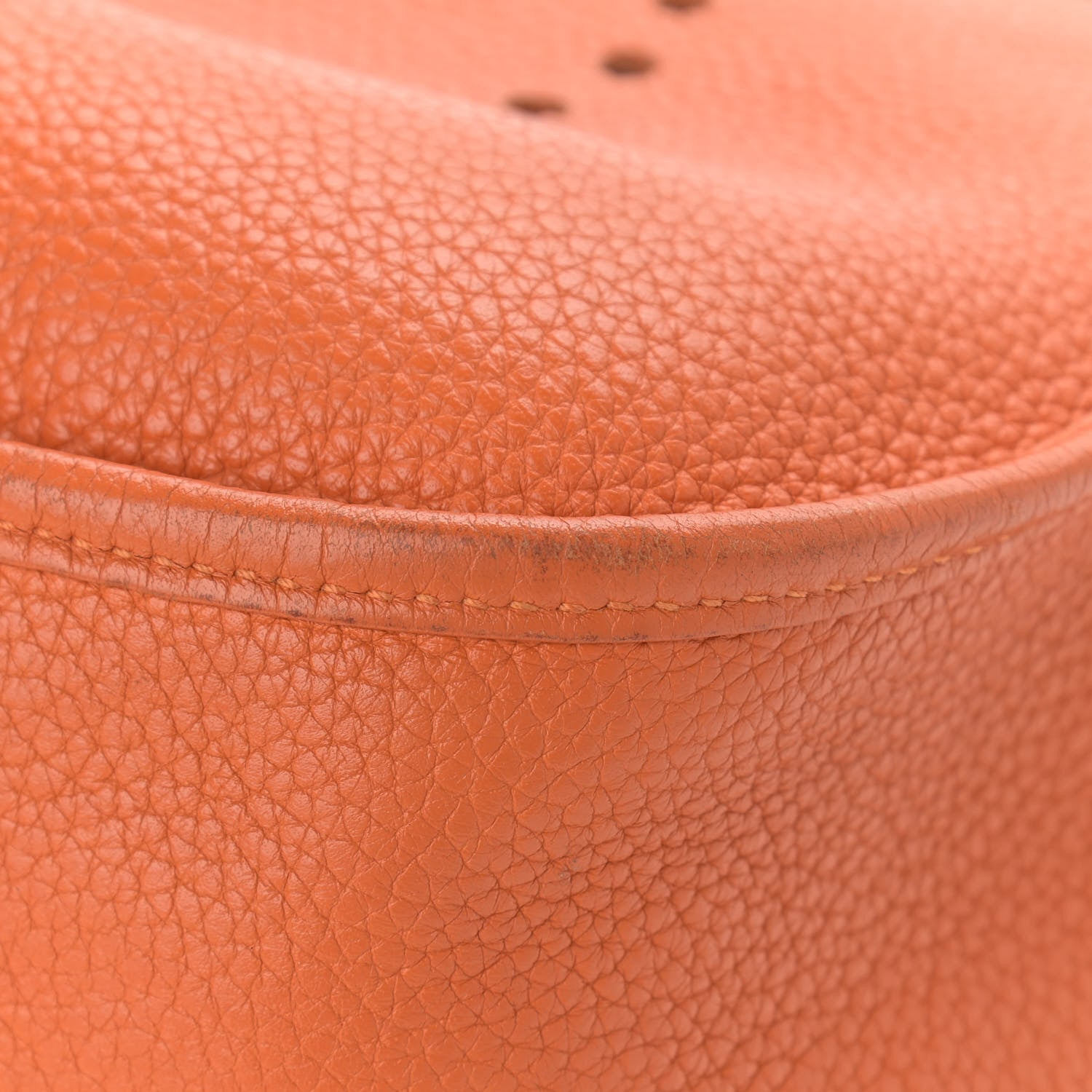 Hermes Taurillon Clemence Evelyne III PM Orange 9 of 19