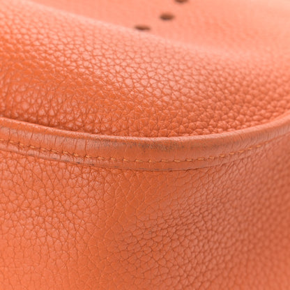 Hermes Taurillon Clemence Evelyne III PM Orange 9 of 19