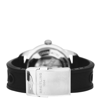 Breitling Stainless Steel Rubber 46mm Superocean Heritage II B20 Automatic Watch Black A17320 3 of 4