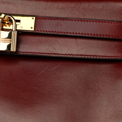 Hermes Box Kelly Retourne 32 Rouge H 12 of 14