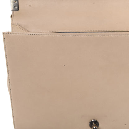 Chanel Calfskin Double Stitch Large Boy Flap Beige 17 of 21