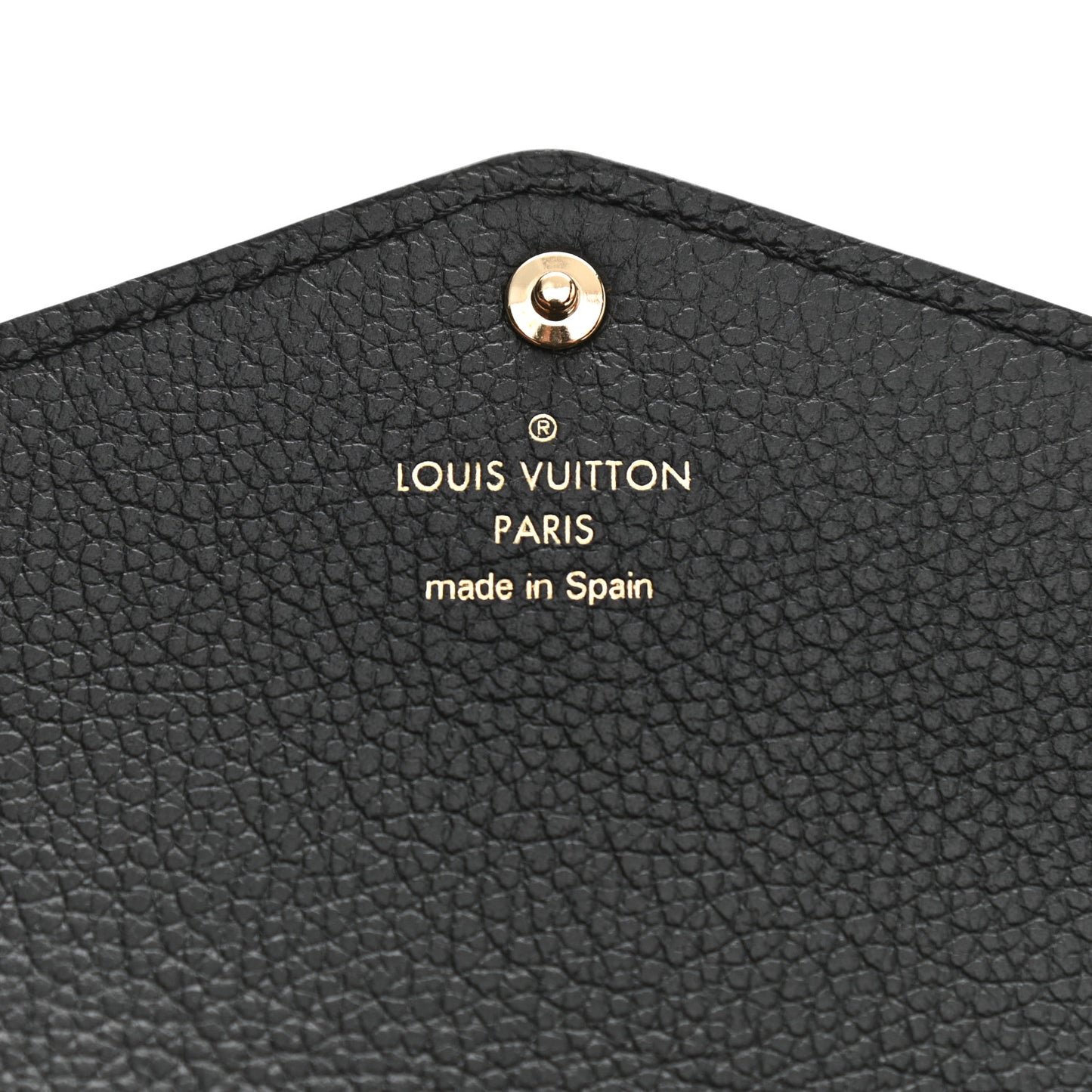 Monogram Empreinte Giant Sarah Wallet Black Beige