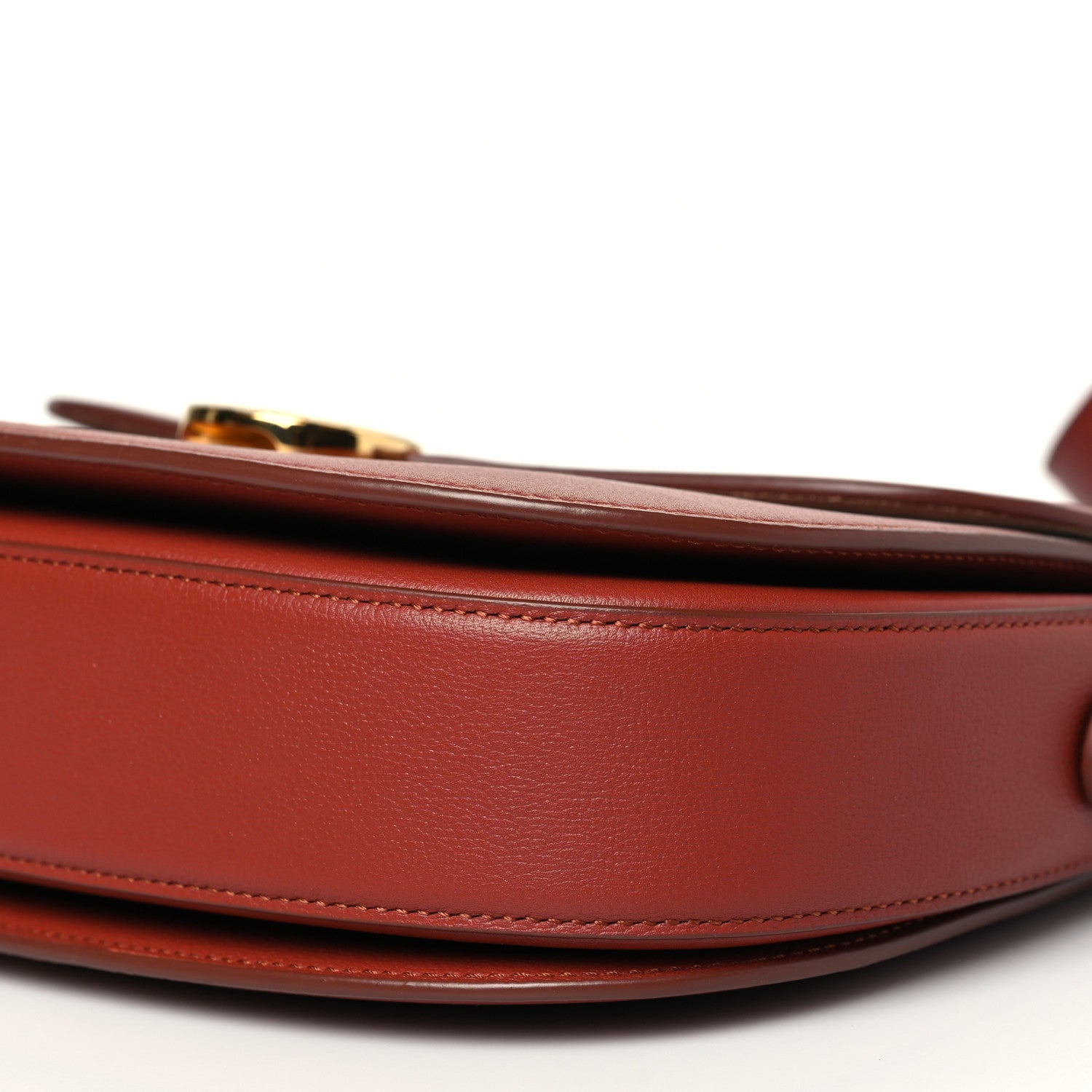 Loro Piana Grained Calfskin Small Ghiera Bag Deep Kummel 8 of 9