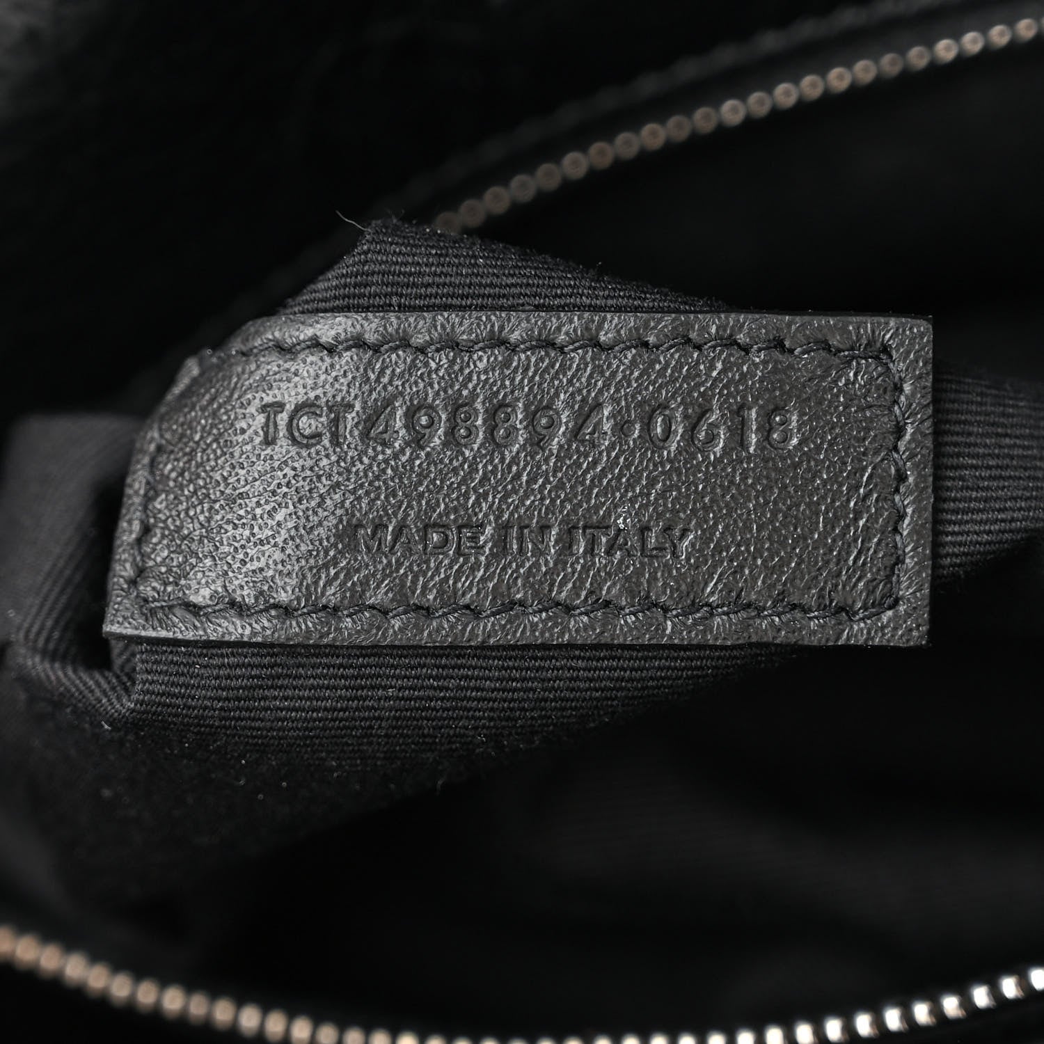 Saint Laurent Crinkled Calfskin Matelasse Monogram Medium Niki Chain Satchel Black 7 of 10