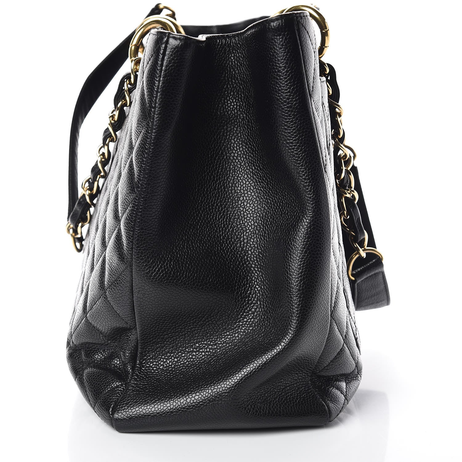 Chanel Caviar Quilted XL Grand Shopping Tote GST Black 12 of 17