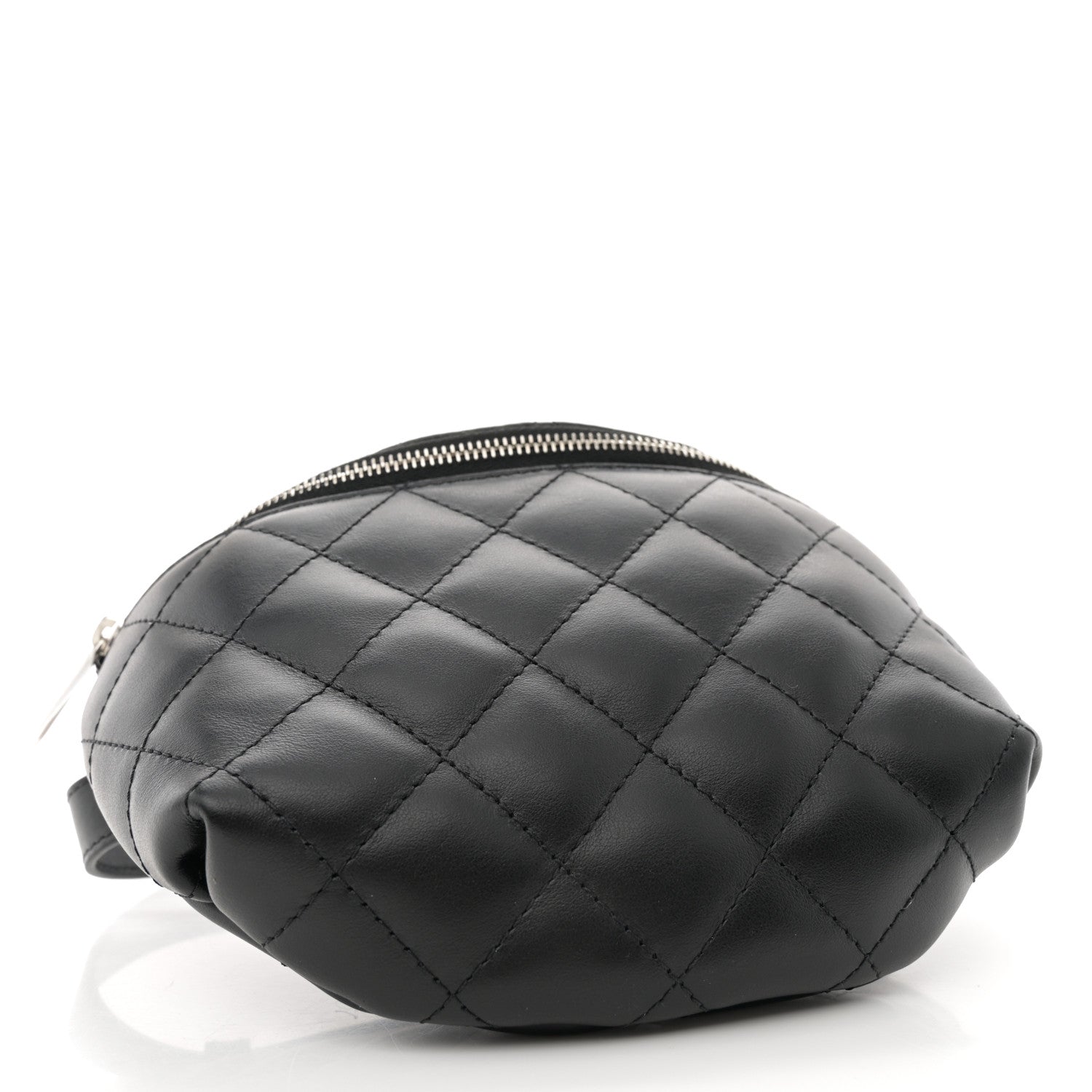 Chanel Calfskin Quilted Waist Belt Bag Black 4 of 10