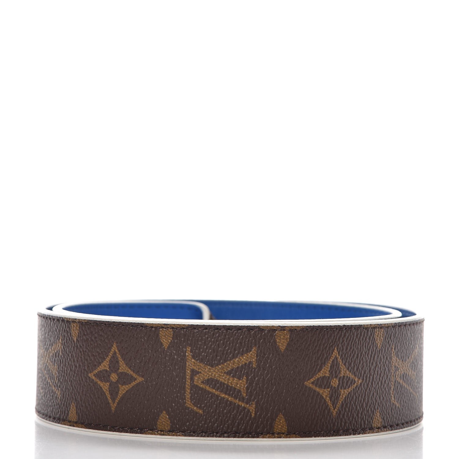 Louis Vuitton Monogram Bandouliere Shoulder Strap Blue 2 of 6