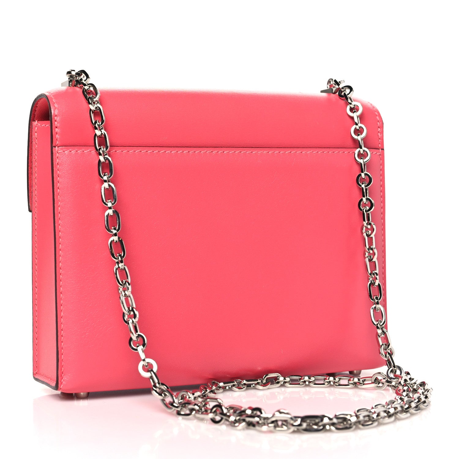Hermes Tadelakt Mini Verrou Chaine Bag Rose Lipstick 3 of 11
