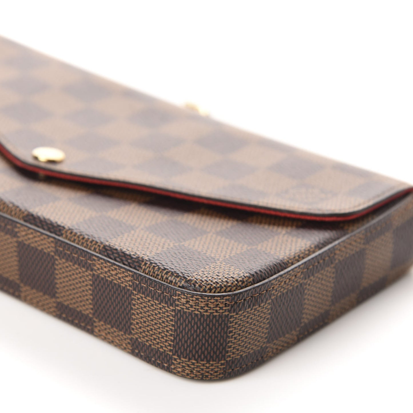Damier Ebene Pochette Felicie Chain Wallet
