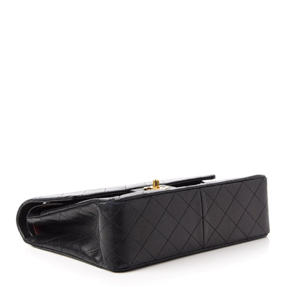 Chanel Lambskin Quilted Medium Double Flap Black 4 of 11
