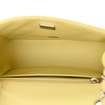 Chanel Lambskin Quilted Mini Square Flap Light Yellow 5 of 14