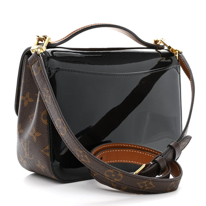 Louis Vuitton Patent Calfskin Monogram Cherrywood BB Black 3 of 12