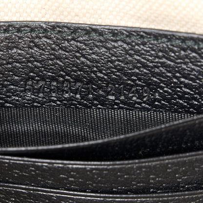 Gucci Velvet GG Monogram Textured Calfskin Web Ophidia Wristlet Blue Beige Black 8 of 12