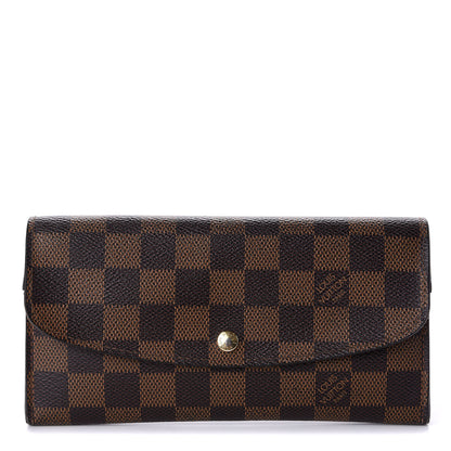 Louis Vuitton Damier Ebene Emilie Wallet 1 of 8