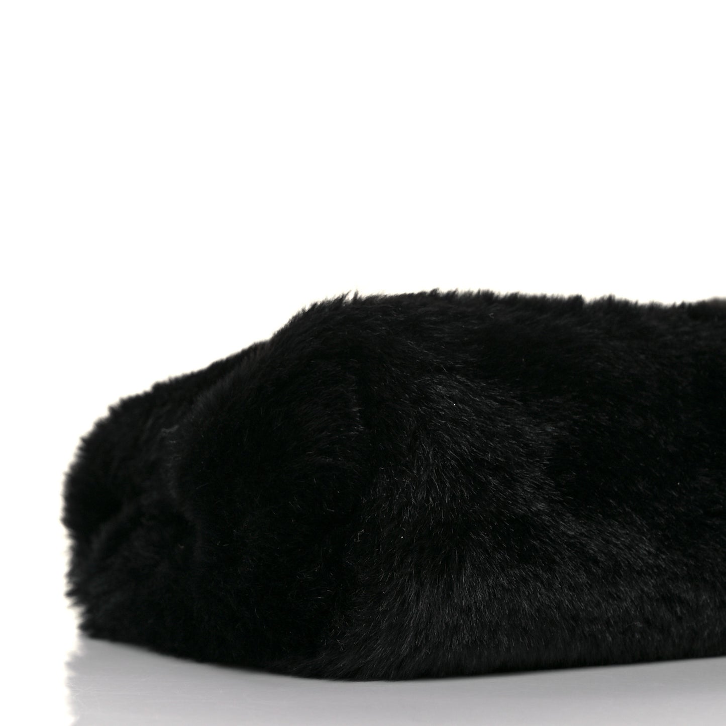 Faux Fur Madeline Mini Bag Black